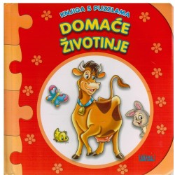 Domaće životinje - Knjiga s puzzlama