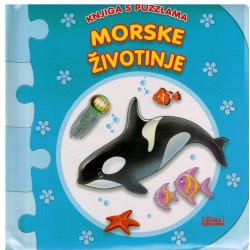 Morske životinje - Knjiga s puzzlama