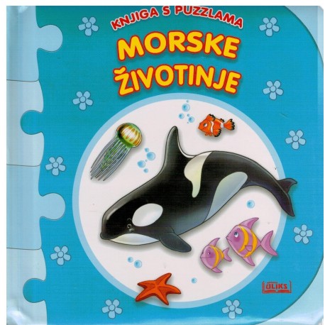 Morske životinje - Knjiga s puzzlama