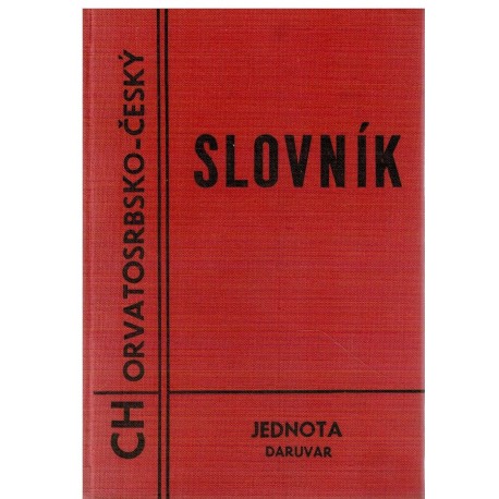 Slovnik chorvatosrbsko - česky
