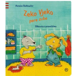 Zeko Vjeko pere zube - Slikovnica s prozorčićima