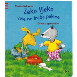 Zeko Vjeko više ne treba pelene - Slikovnica s prozorčićima