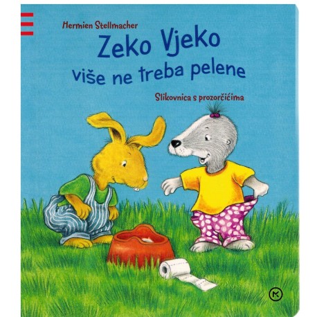 Zeko Vjeko više ne treba pelene - Slikovnica s prozorčićima