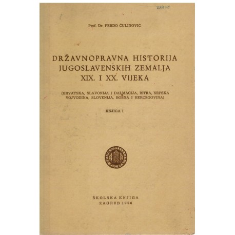 Državnopravna historija jugoslavenskih zemalja IX i XX vijeka