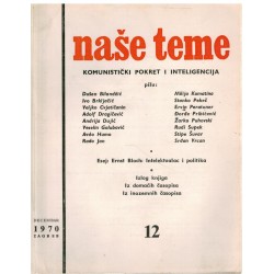 Naše teme - Časopis za društvena i omladinska pitanja iz 1970.
