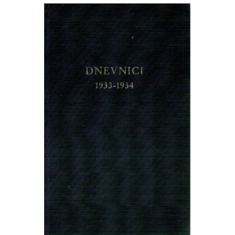 Dnevnici 1933 - 1934 Thomas Mann