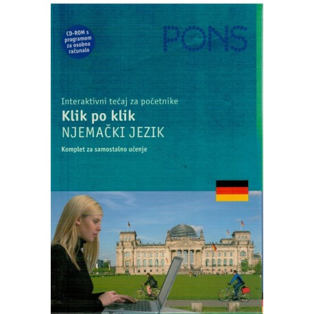 Klik po klik njemački jezik - Interaktivni tečaj za početnike + CD-Rom