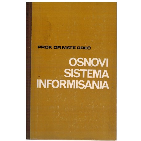 Osnovi sistema informisanja