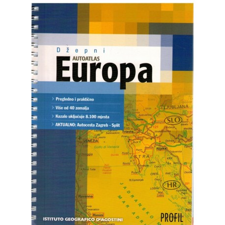 Džepni autoatlas Europa