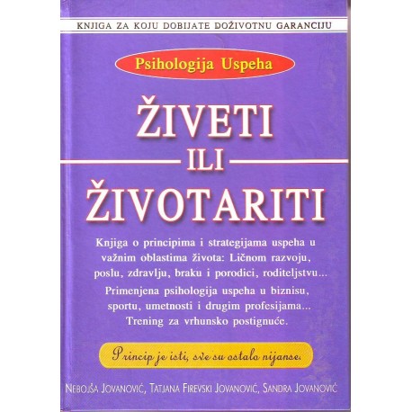 Živeti ili životariti