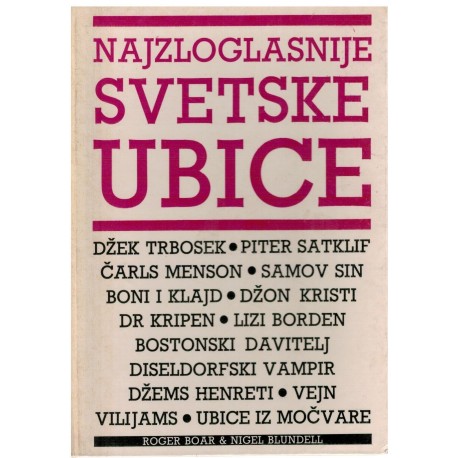 Najzloglasnija svetske ubice