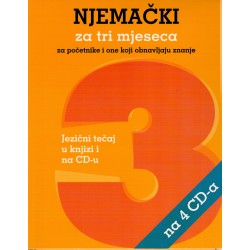Njemački za tri mjeseca na 4 CD-a
