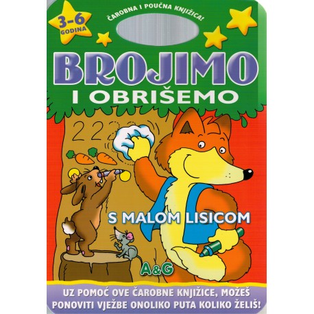 Brojimo i obrišemo s malom lisicom (3 - 6 godina)
